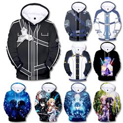 sword art online anime hoodie