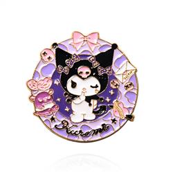 Kuromi anime pin