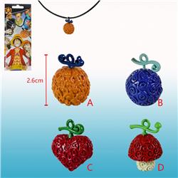 One piece anime necklace