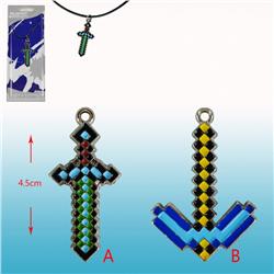 Minecraft anime necklace