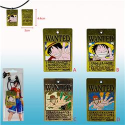 One piece anime necklace