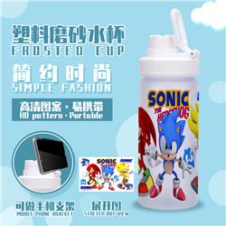 Sonic anime plastic cup