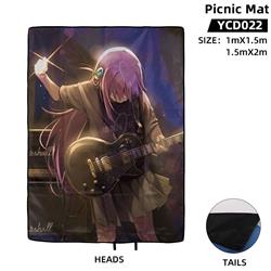 Bocchi the rock anime picnic mat 150*200cm