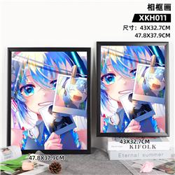 Hatsune Miku anime painting 43*32.7cm,47.8*37.9cm