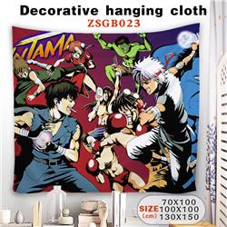 Gintama anime decorative hanging cloth 130*150cm