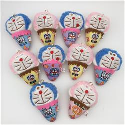 Doraemon anime Plush toy 12cm 10 pcs a set