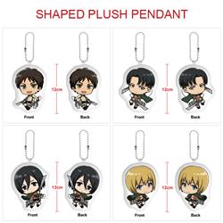 Attack On Titan anime plush doll 12cm 5 pcs a set