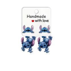 Stitch anime earring