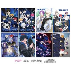Blue Lock anime poster price for a set of 8 pcs