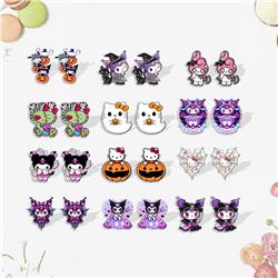 Kuromi anime earring