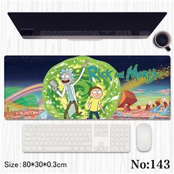 Rick and Morty anime Mouse pad 80*30*0.3cm