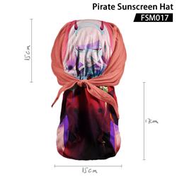 Darling In The Franxx anime pirate sunscreen hat
