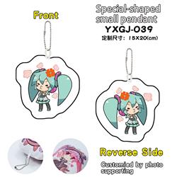 Hatsune Miku anime keychain