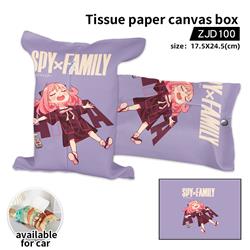 SPY×FAMILY anime tissue paper canvas box