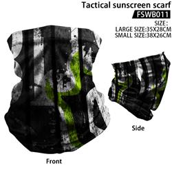 Bleach anime tactical sunscreen scarf 44*55cm