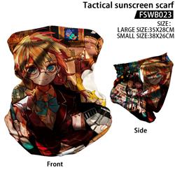 Toilet-bound hanako-kun anime tactical sunscreen scarf 44*55cm