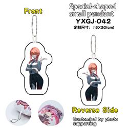 chainsaw man anime keychain