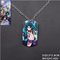 Genshin Impact anime necklace