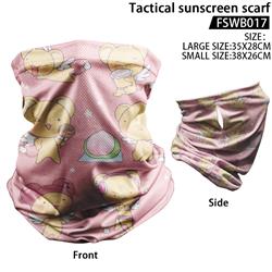 Card Captor Sakura anime tactical sunscreen scarf 44*55cm