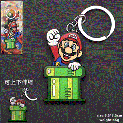 super Mario anime keychain