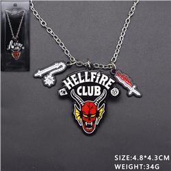 Stranger Things anime necklace