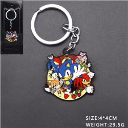 Sonic anime keychain