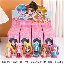 Sailor Moon Crystal anime figure 12 pcs a set