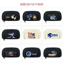 Sonic anime pencil bag