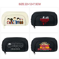 Stranger Things anime pencil bag