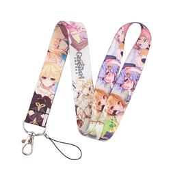 Genshin Impact anime lanyard phonestrap 45cm*2.5cm