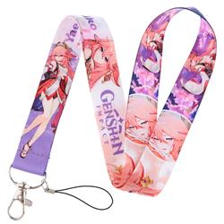 Genshin Impact anime lanyard phonestrap 45cm*2.5cm