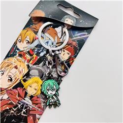 sword art online anime keychain