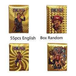 One piece anime card 55pcs（english version）