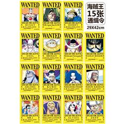 One piece anime posters price for a set of 15pcs