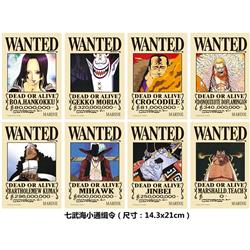 One piece anime posters price for a set of 8pcs