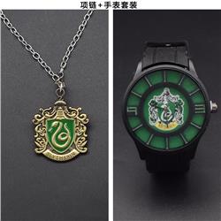 Harry Potter anime watch+necklace set