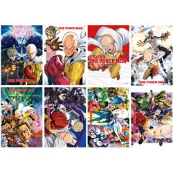 One Punch Man anime posters price for a set of 8 pcs