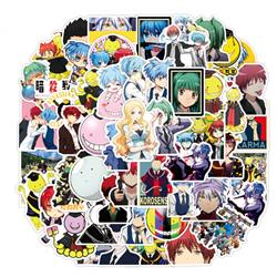 Assassination Classroom anime waterproof stickers (50pcs a set)