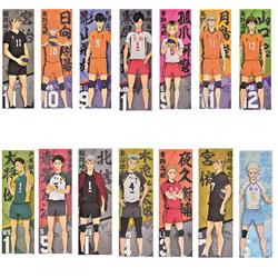 Haikyuu anime bookmark 14pcs a set