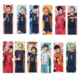 Haikyuu anime bookmark 12pcs a set