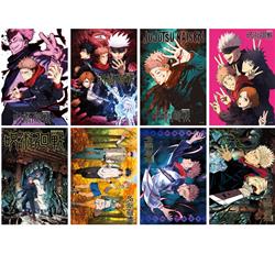 Jujutsu Kaisen anime posters price for a set of 8 pcs