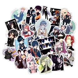 Kuroshitsuji anime waterproof stickers (50pcs a set)