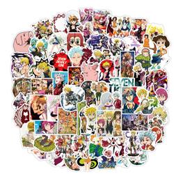 seven deadly sins anime waterproof stickers (50pcs a set)