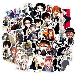 Bungo Stray Dogs anime waterproof stickers (50pcs a set)