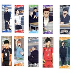 Haikyuu anime bookmark 10pcs a set