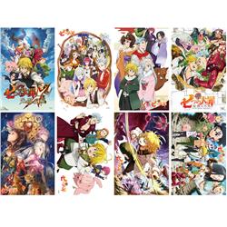 seven deadly sins anime posters price for a set of 8 pcs