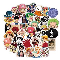 One piece anime waterproof stickers (50pcs a set)