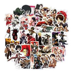 Attack On Titan anime waterproof stickers (50pcs a set)