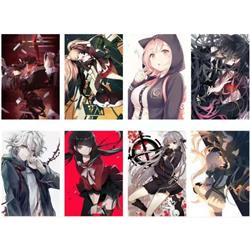 Danganronpa anime posters price for a set of 8 pcs