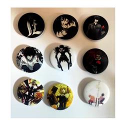 Death Note anime badge 9 pcs a set